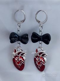 Orecchini Cuore Anatomico 