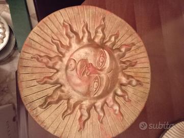 quadro tondo con sole 