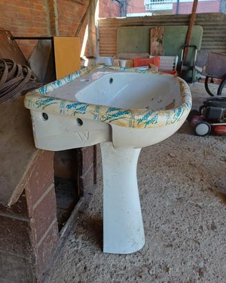 Lavandino e colonna in ceramica Ideal Standard 