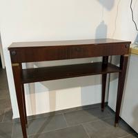 Mobiletto scrivania console due cassetti d'epoca!