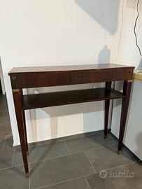 Mobiletto scrivania console due cassetti d'epoca!
