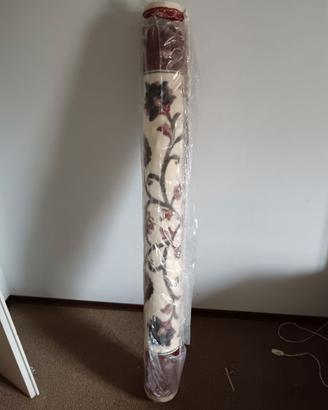 Tappeto soggiorno beige e rosso