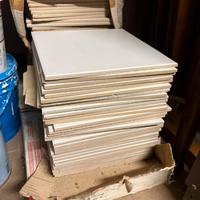 Piastrelle bianche 20x20 cm per bagno o cucina