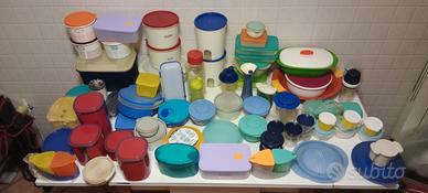 Grande lotto 70 oggetti Tupperware