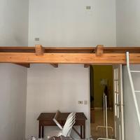 Soppalco legno massello