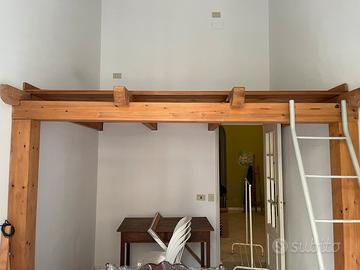 Soppalco legno massello