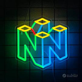 Insegna luminosa tipo Neon vintage  Nintendo 