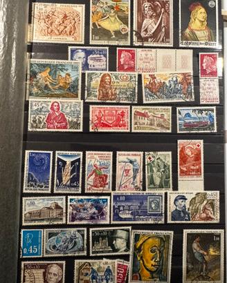 Francobolli Francia anni misti