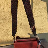 borsa pelle bordeaux CVD