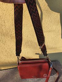 borsa pelle bordeaux CVD