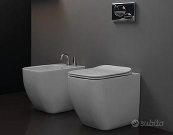 Sanitari filo parete squadrati - Sanitari