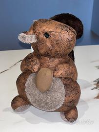 Fermaporta a forma di scoiattolo