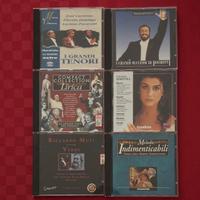 6 CD musica lirica, venduti in blocco