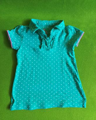 T shirt verde per bambina,taglia 68 cm,6 - 9 mesi