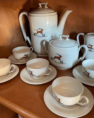 servizio da caffè completo ceramica di Laveno anni