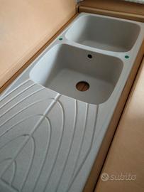 LAVELLO ELLECI 116 doppia vasche + scivolo