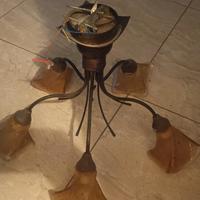 lampadario a 5 luci 