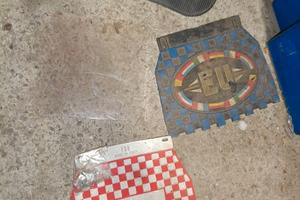 paraspruzzi vespa biemme metalplast nos accessori