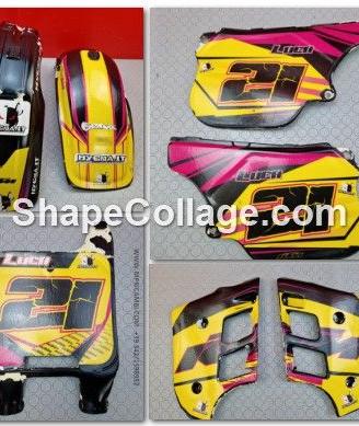 KIT PLASTICHE KTM MX 250 1990 1991 GS 250 1992