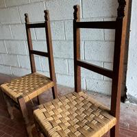 Coppia di sedie Rustico/Antico