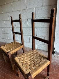 Coppia di sedie Rustico/Antico