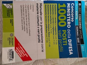 Manuale per concorso ministero difesa