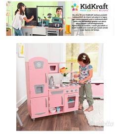 GIOCATTOLO CUCINA VINTAGE BAMBINA 3/8 ANNI