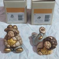 segni zodiacali in ceramica thun leone e capricorn