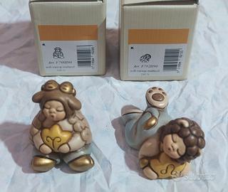 segni zodiacali in ceramica thun leone e capricorn