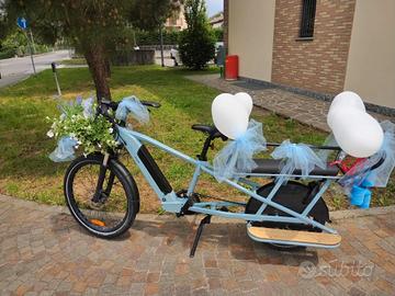 bici long tail cargo decathlon