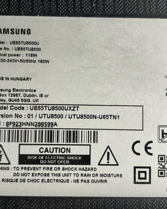 Tv Samsung UE65TU8500