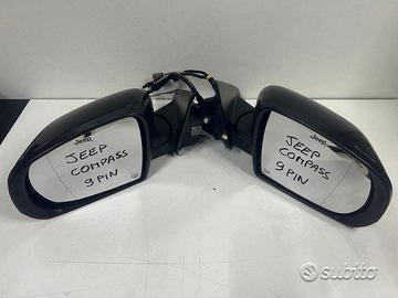 Specchietto retrovisore sx dx jeep compass 9 pin