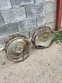Ruote in ferro motocoltivatore