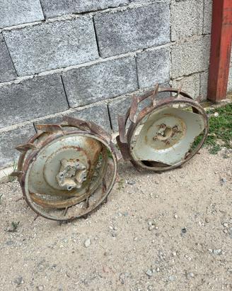 Ruote in ferro motocoltivatore
