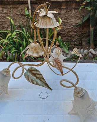 Lampadario e Bastone tenda