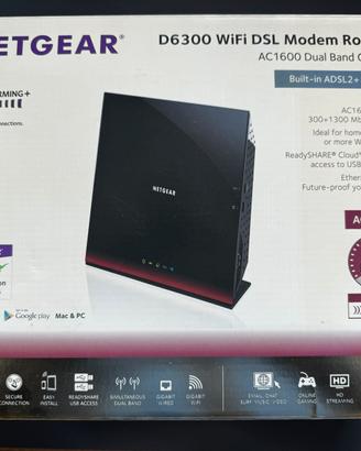 Netgear D6300 WiFi DSL Modem Router