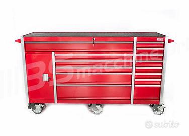 Trolley porta attrezzi professionale rosso GIULIA