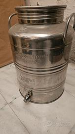 fusto in acciaio inox 25Lt