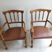 sedie coppia in legno
