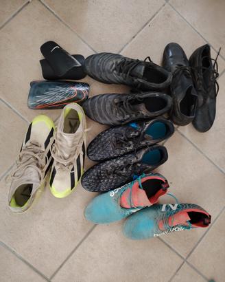 scarpe calcio e parastinchi