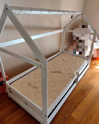 Letto montessoriano con materasso incluso 