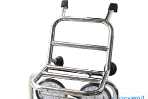 Portapacchi Anteriore Cromato Con Fari Vespa PX