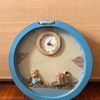 Orologio da parete decorativo vintage con orsetto