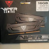 ram 2x8gb patriot viper steel