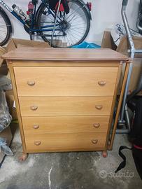 cassettiera 4 cassetti