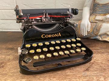 Corona Antica Piccola Macchina X Scrivere Fine 800