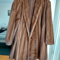 pelliccia lunga vero visone