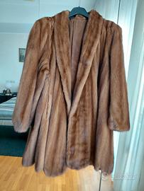 pelliccia lunga vero visone