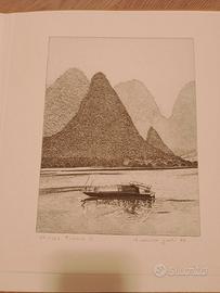 Acquaforte di Federica Galli autografata