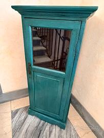 Mobiletto vetrina con anta in vetro